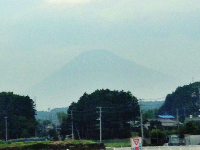 薄っすら富士山 2014-7-24