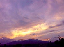 Sunset Mt.Fuji 夕焼けと富士山 7/12/2014