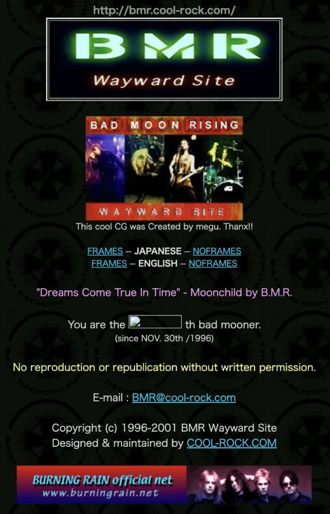 BMR site 2001